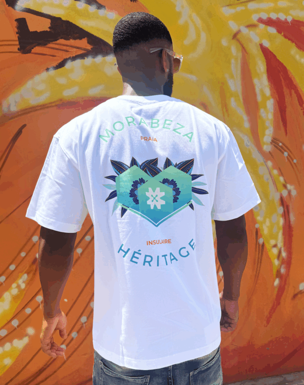 Morabeza Floral – Turquoise Lagune White – Image 3