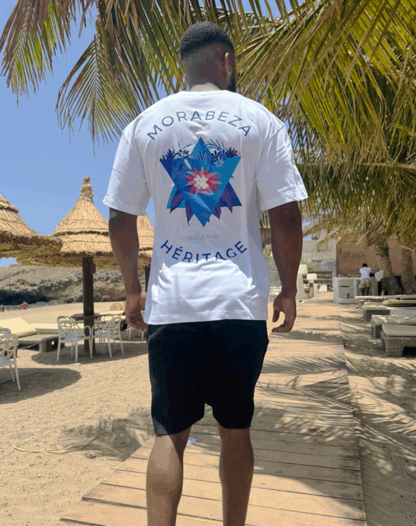 Morabeza Floral – Bleu Atlantique White – Image 3